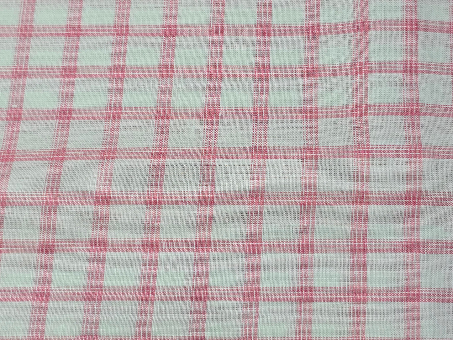 Raymond 100% Linen 60 lea Checks shirting fabric