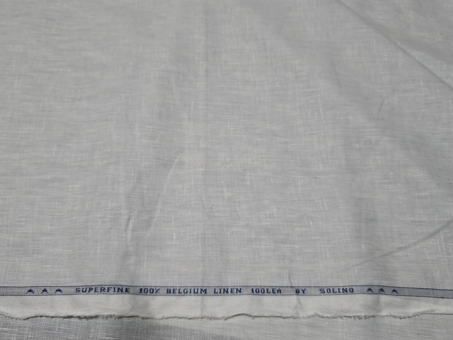 Solino Men’s Pure 100%Linen 100 LEA Stripes Unstitched Shirting Fabric.