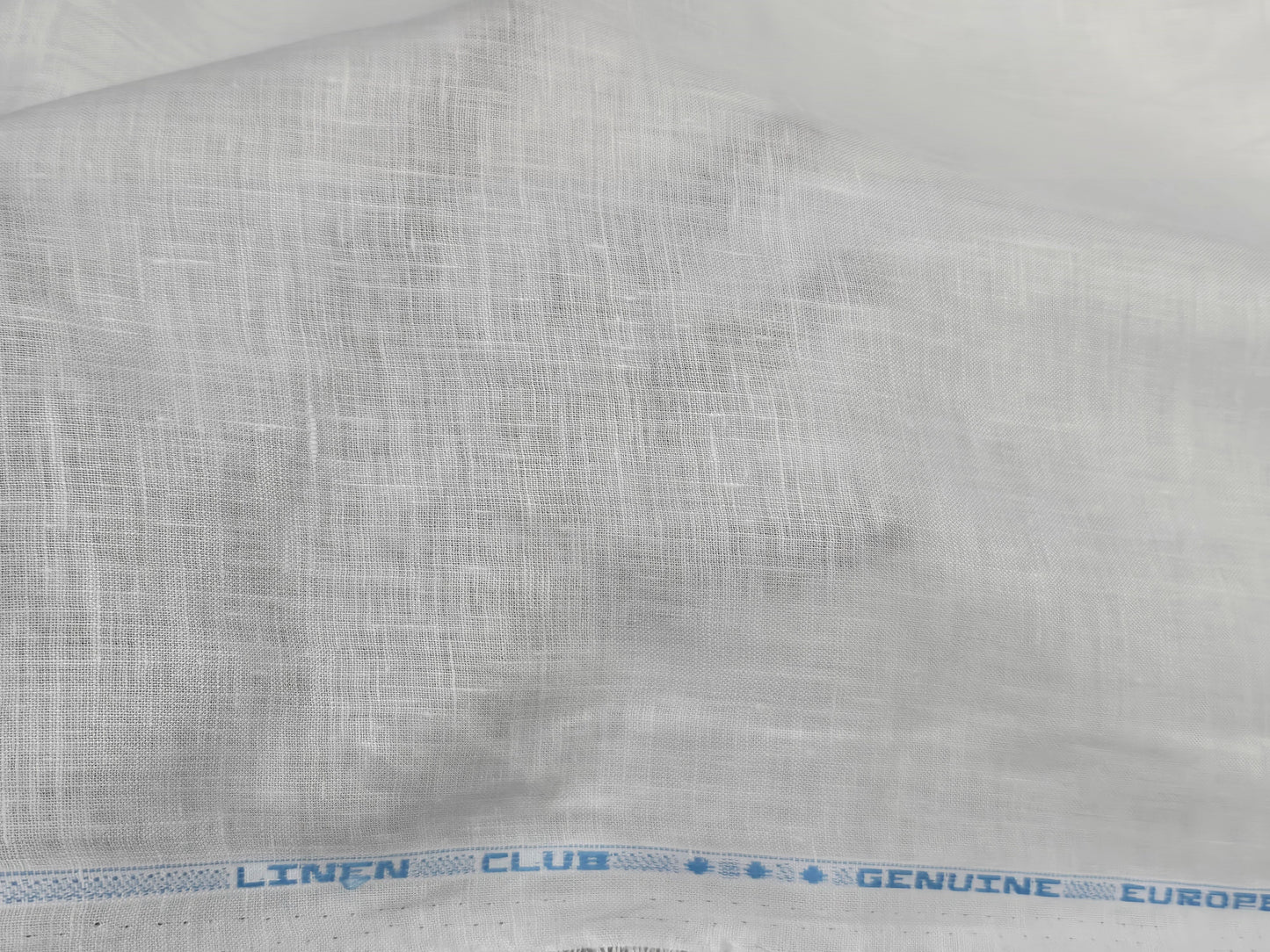 Aditya Birla Linen Club 60 lea 100% linen white shirting fabric