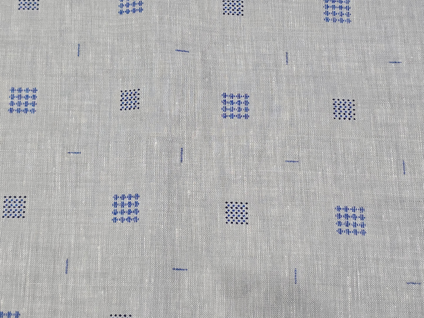 Raymond linen 100% linen 60 lea printed shirting fabric