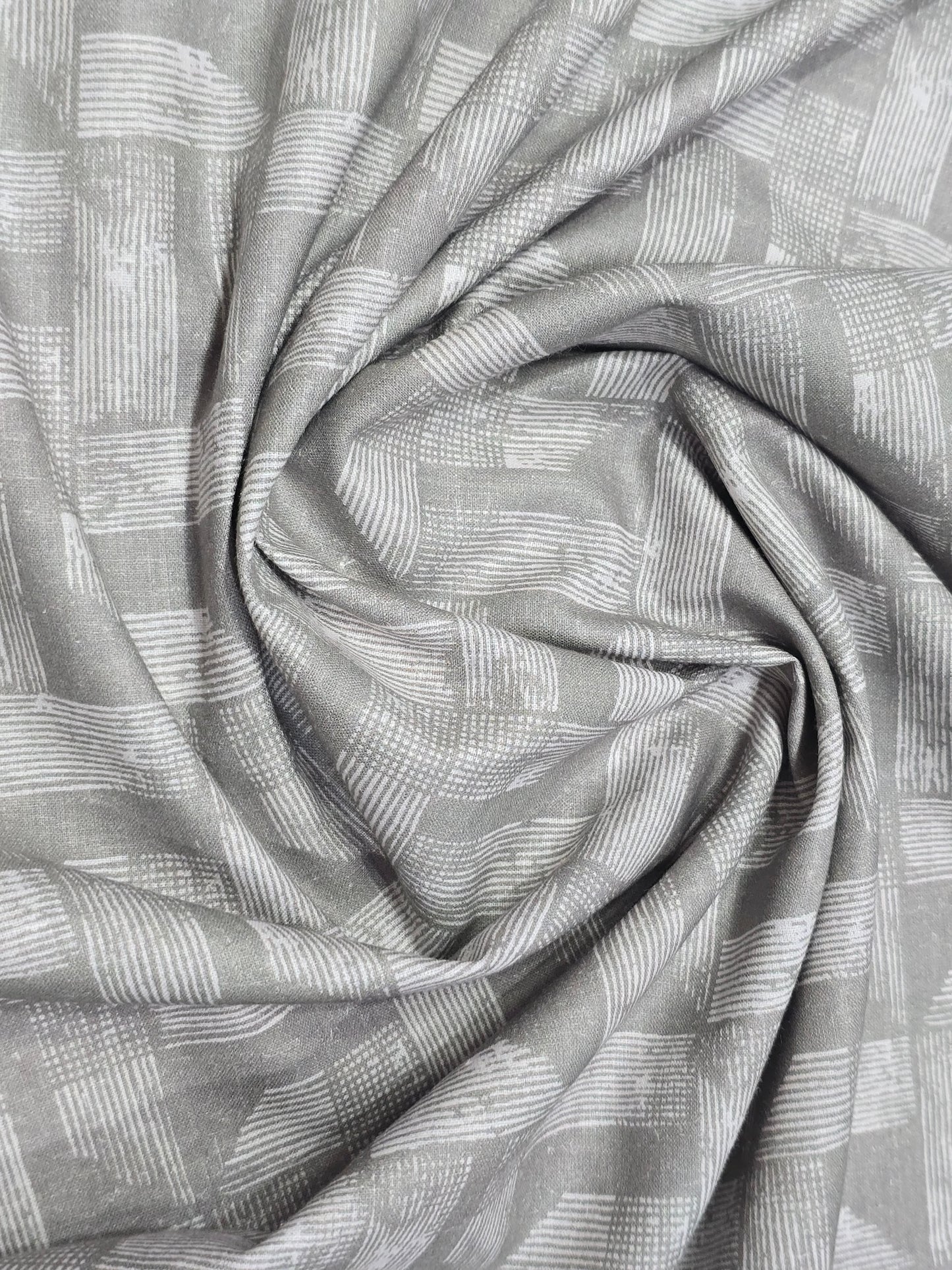 Tessuti 100% linen printed shirting fabric