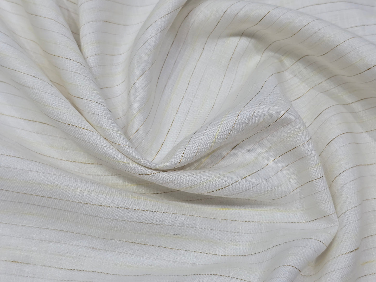 Arvind brand 100% linen 70 lea stripes shirting fabric
