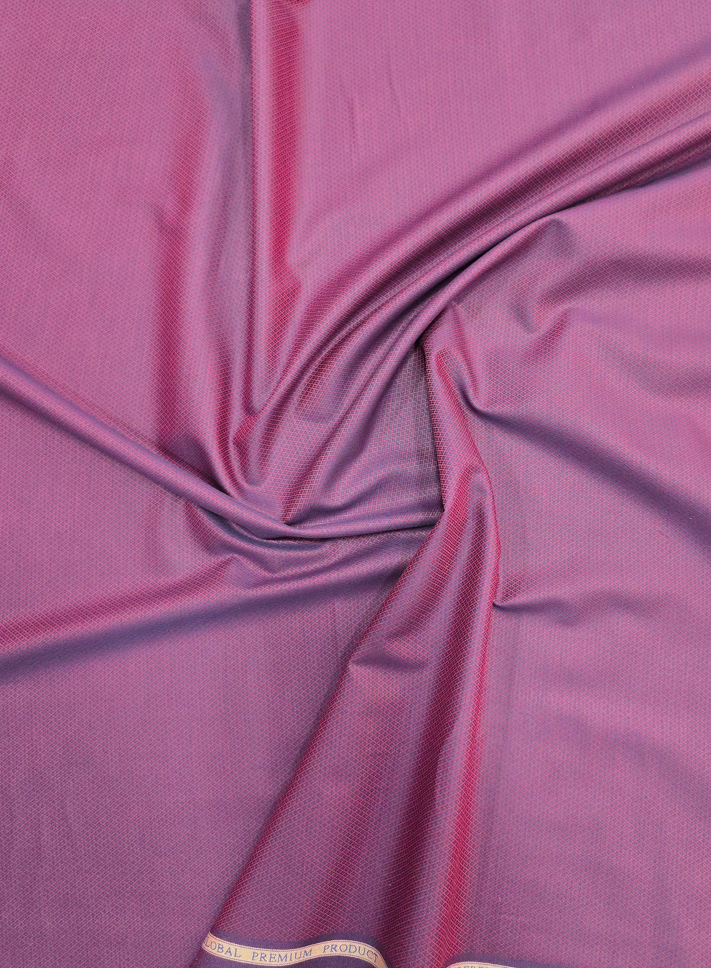 Monti Vora Men’s Giza Cotton Structured Unstitched Shirting Fabric