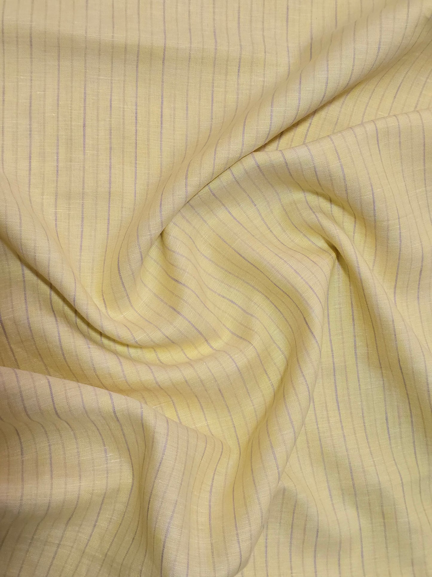 Burgoyne Men’s 100% Linen 60 LEA Stripes Unstitched Shirting Fabric.