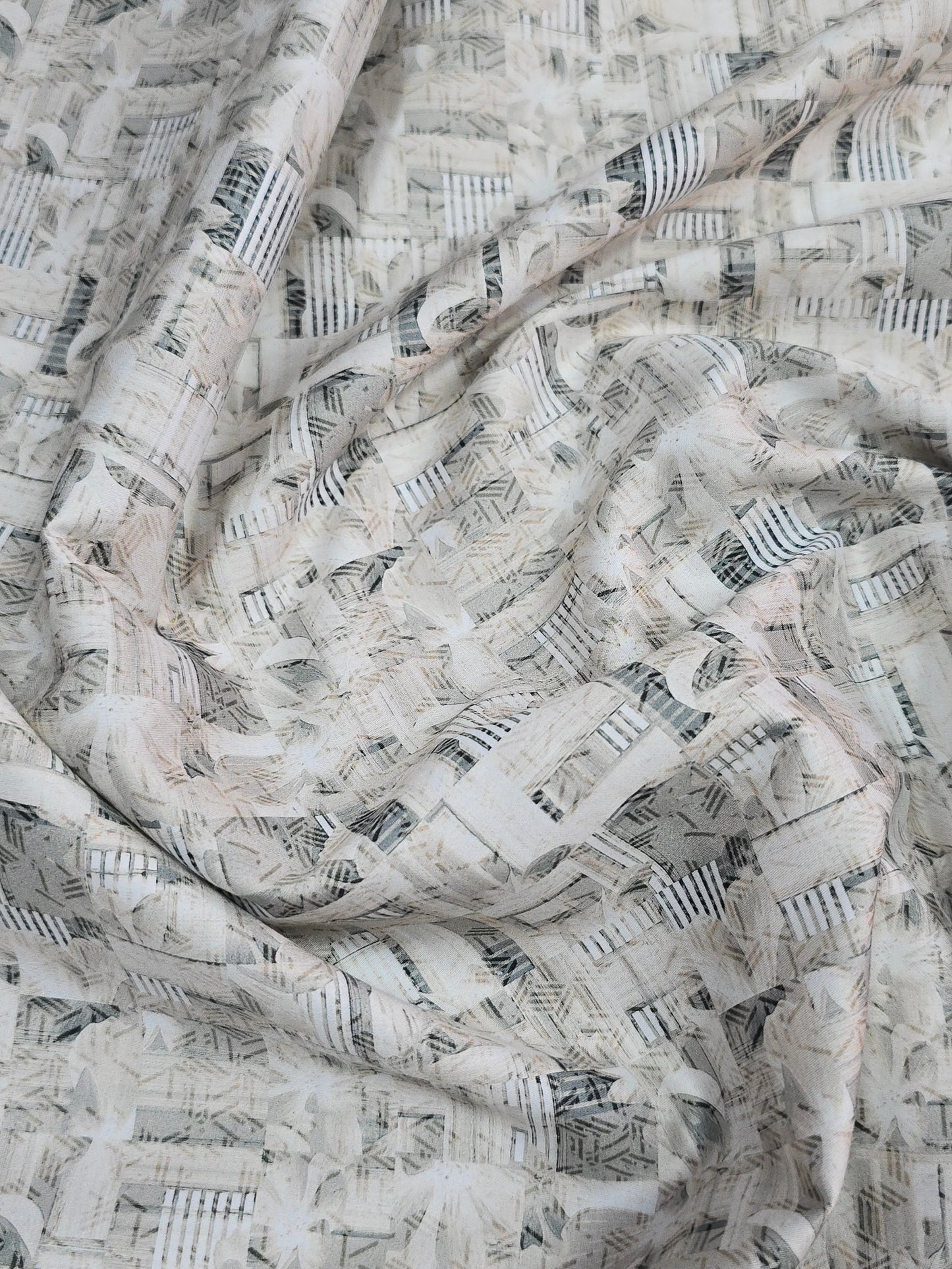 Montivora Men’s Pure Cotton Printed Unstitched Shirting Fabric