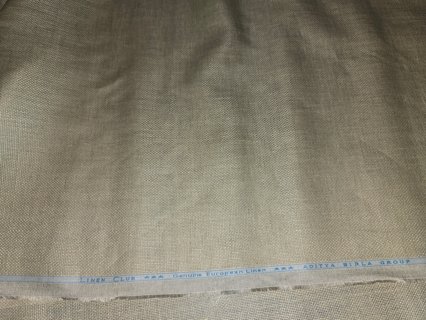 Aditya Birla Men’s 100% jute Linen Unstitched Shirting Fabric.