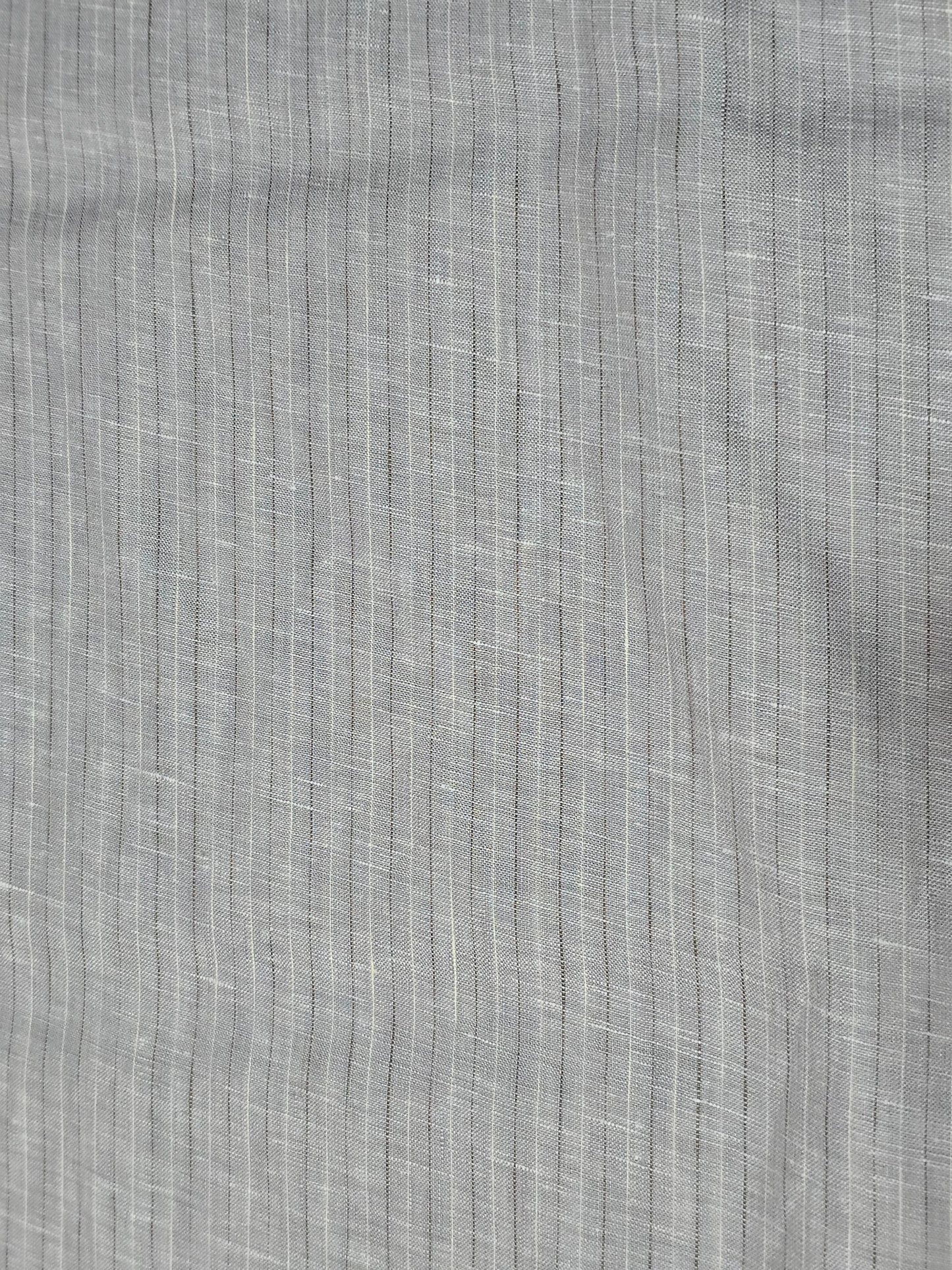 Arvind Men’s Pure Linen 70 LEA Stripes Unstitched Shirting Fabric.