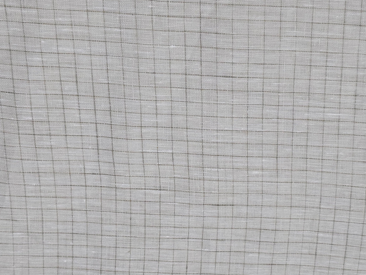 Arvind brand 100% linen 80 lea checks shirting fabric