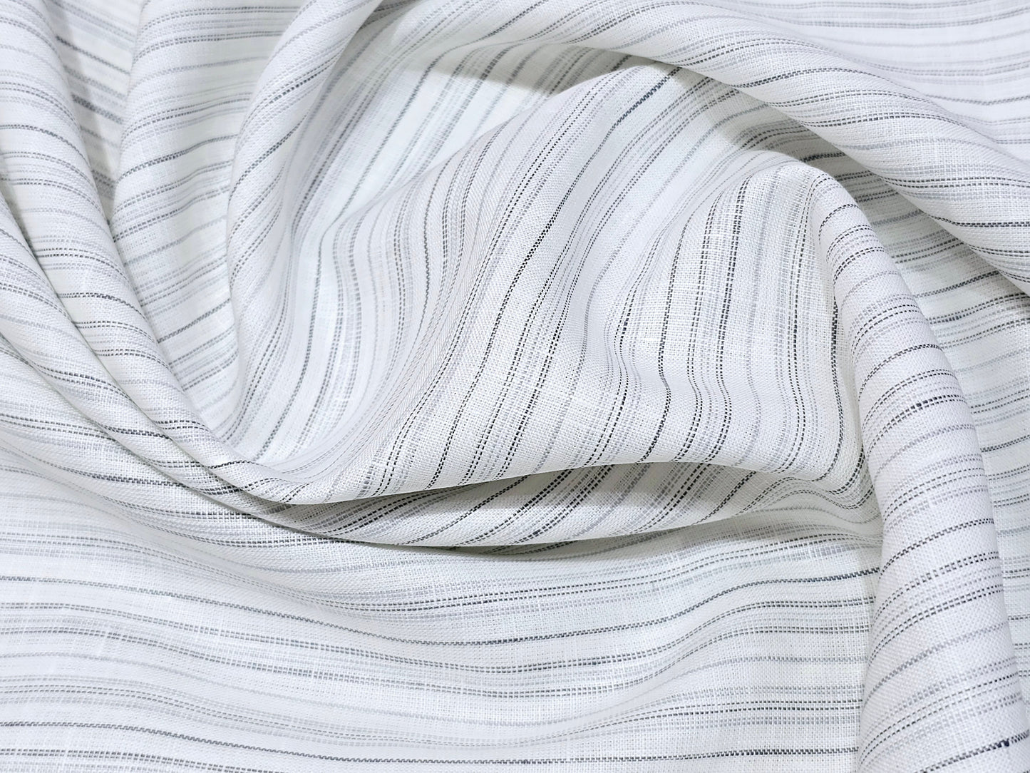 Raymond 100% Linen 70 lea Stripes shirting fabric