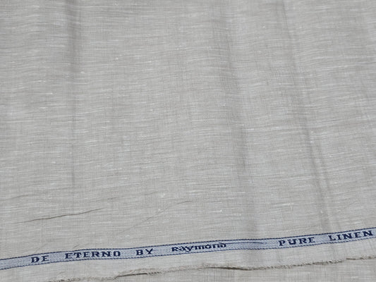 Raymond Linen 100% Linen 60 lea plain shirting fabric