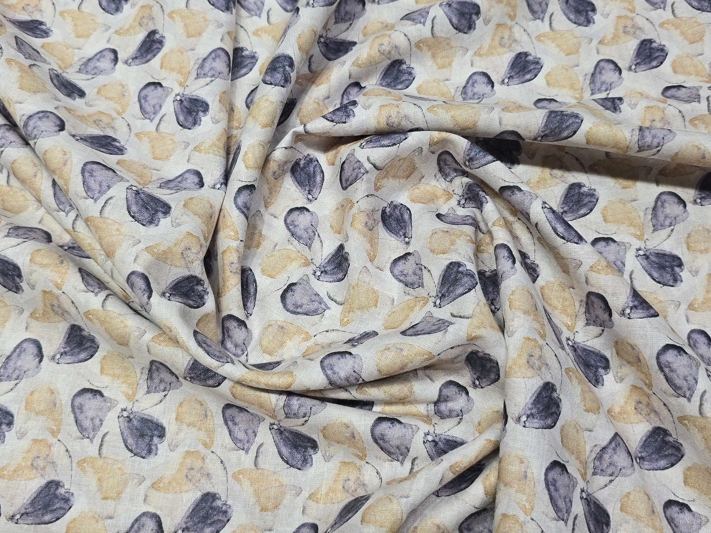 Tessuti 100% Irish linen digital print shirting fabric