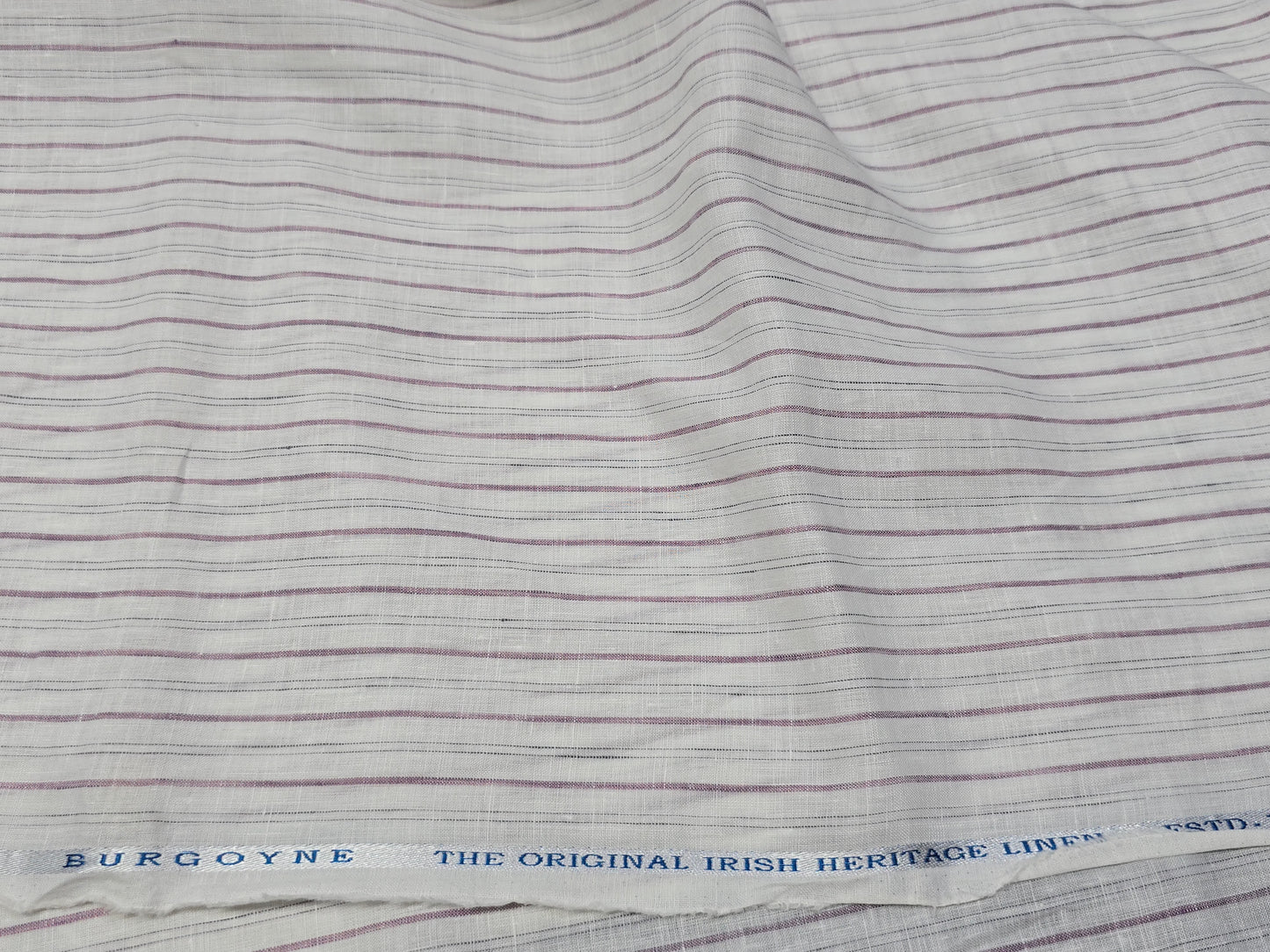 Burgoyne linen 100% Irish linen 80 lea shirting fabric