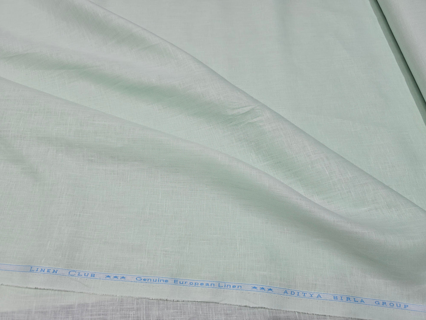 Aditya Birla Linen Club 100% Genuine European Linen 60 lea plain shirting fabric