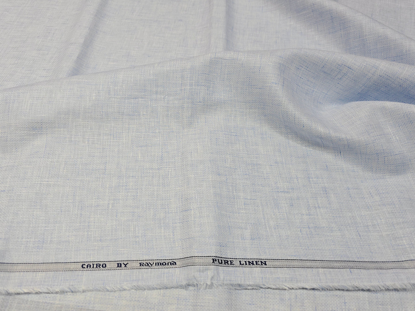 Raymond 100% Linen 60 lea jute plain shirting fabric