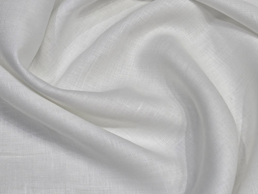 Aditya Birla Linen Club 60 lea 100% linen white shirting fabric