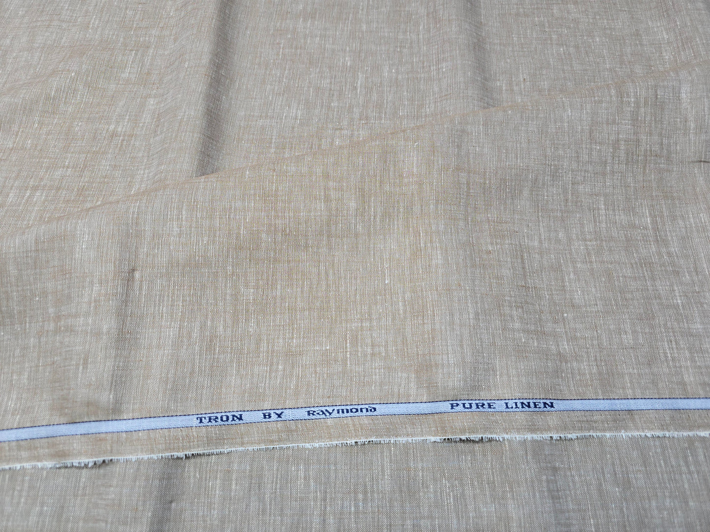 Raymond 100% Linen 60 lea plain shirting fabric