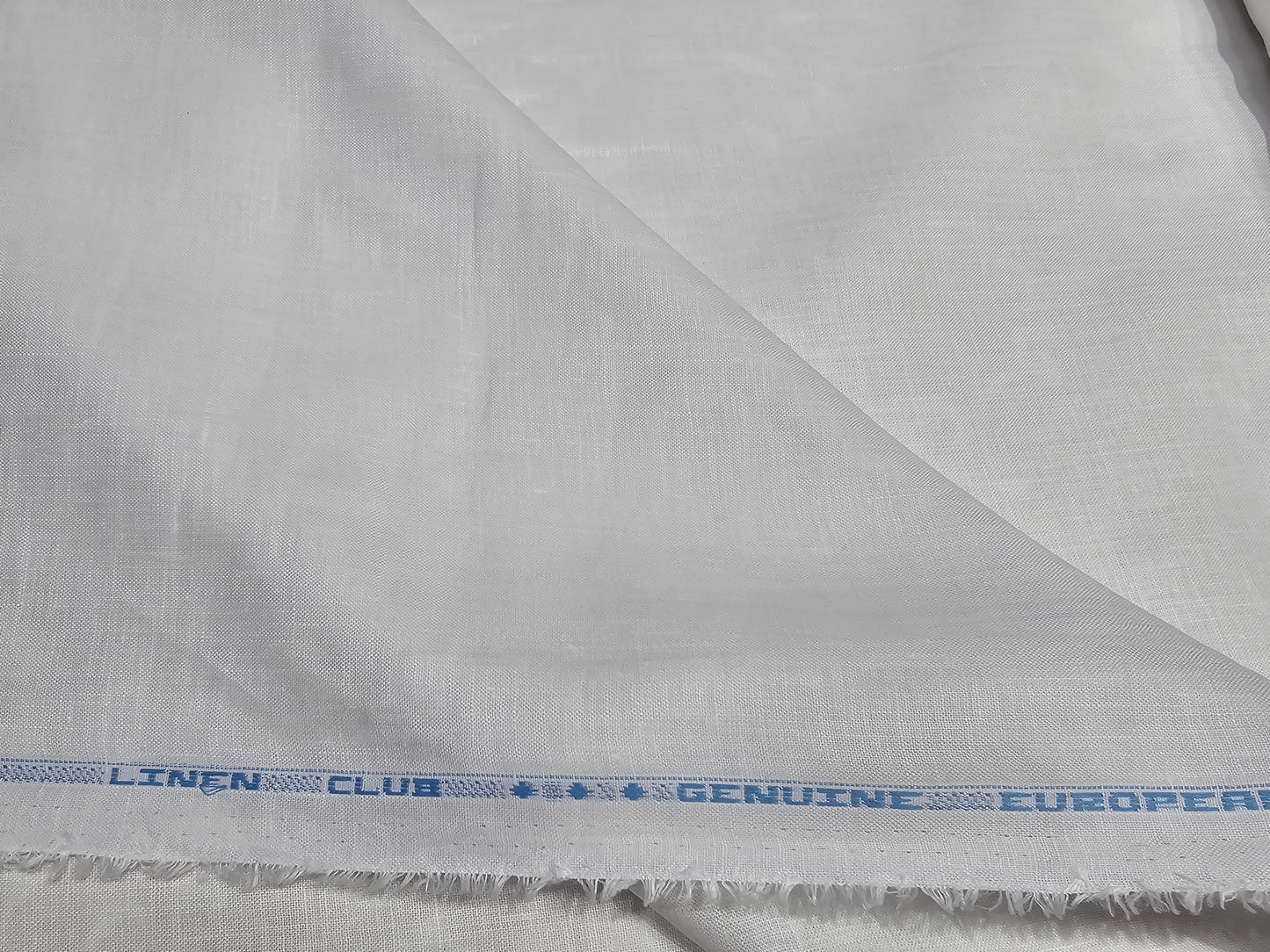 Aditya Birla Linen Club 60 lea 100% linen white shirting fabric