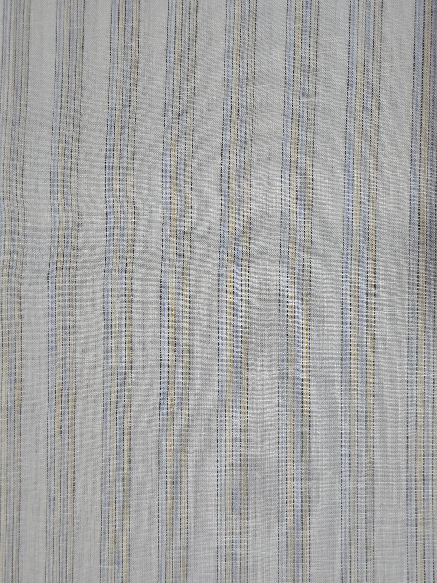 Raymond Men’s Pure Linen 60 LEA Stripes  Unstitched Shirting Fabric.