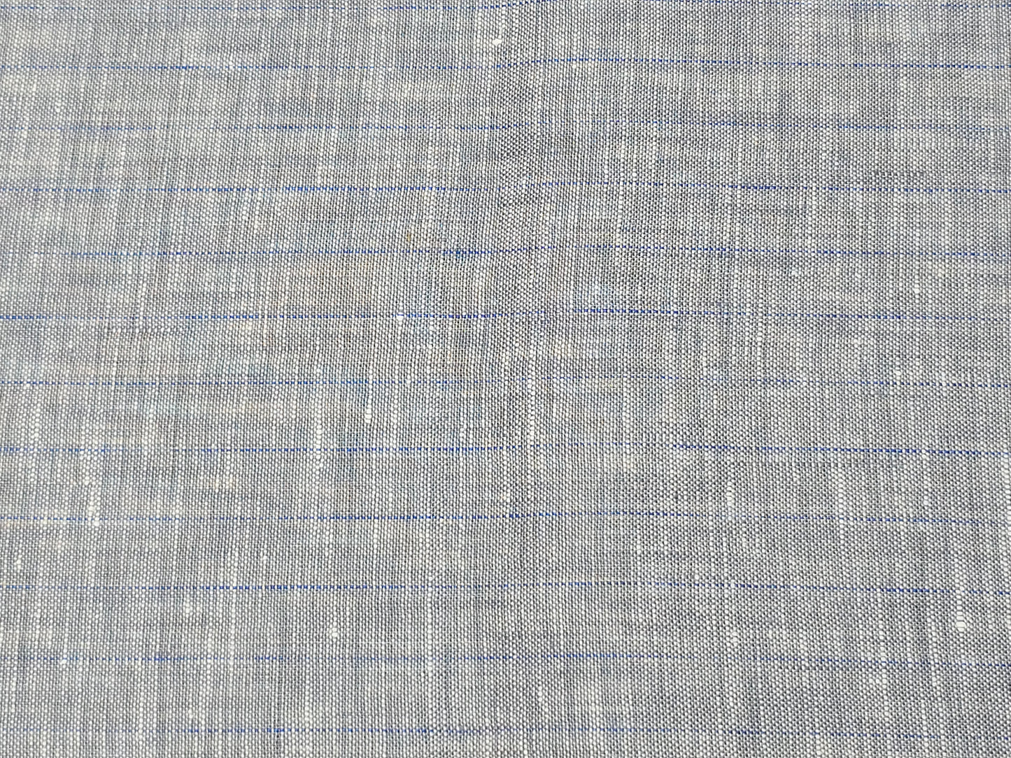 Raymond 100% Linen 60 lea self small stripes shirting fabric