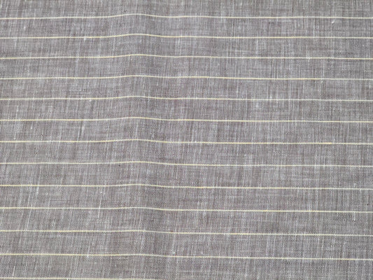 Raymond Men’s 100% Linen 60 LEA Stripes  Unstitched Shirting Fabric.