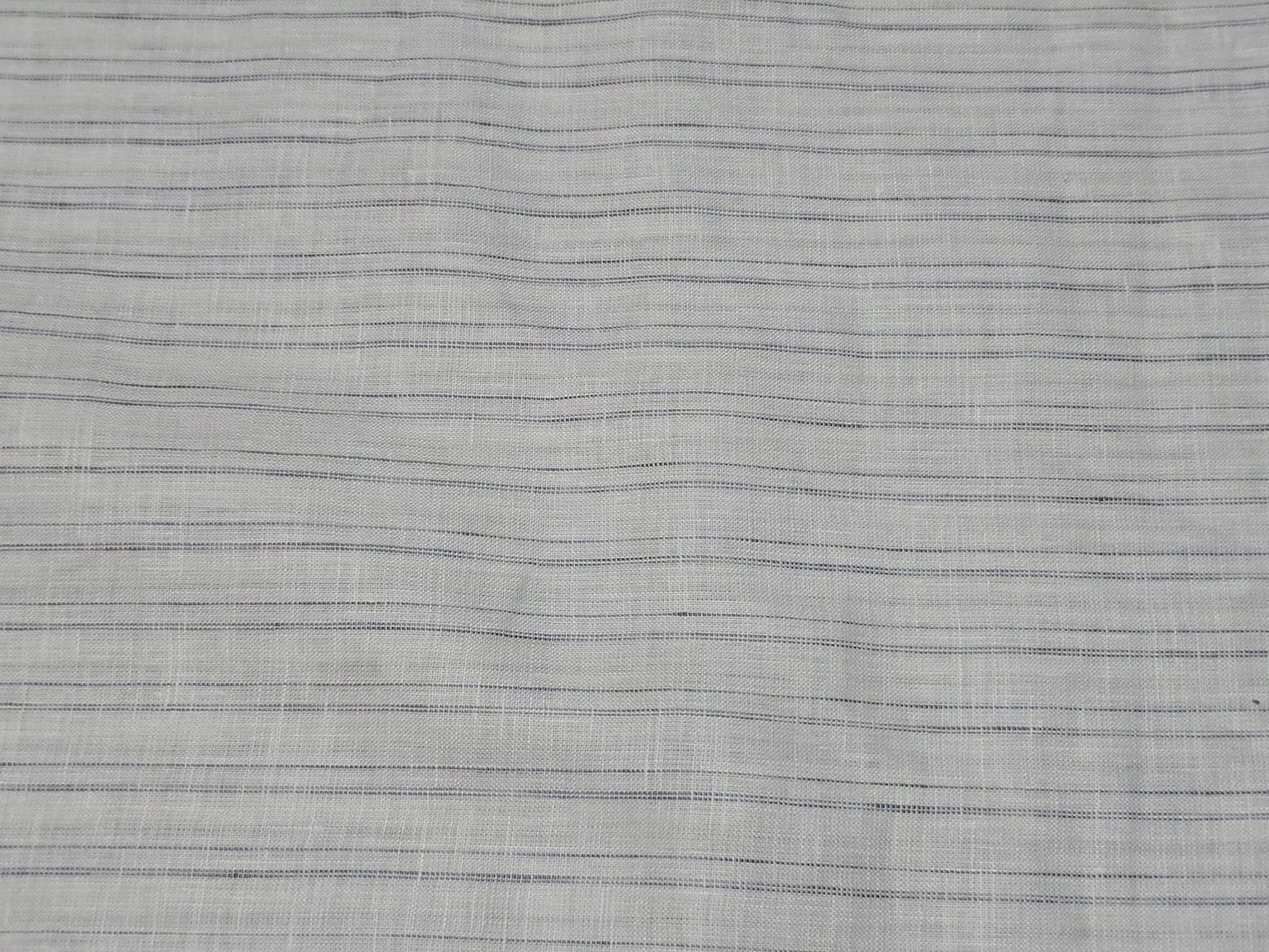 Burgoyne Men’s 100% Linen 80 LEA Stripes  Unstitched Shirting Fabric.