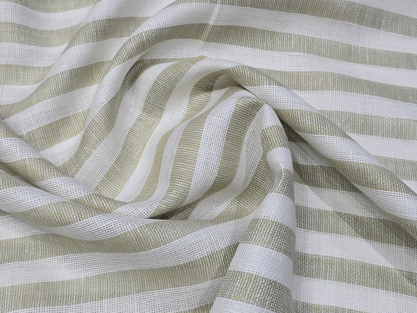 Aditya Birla Linen Club 100% Genuine European Linen 60Lea jute linen Stripes shirting fabric