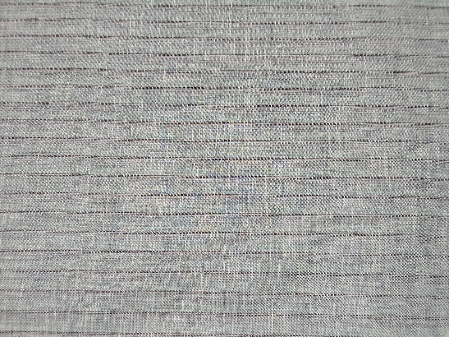 Burgoyne Men’s 100% Linen 80 LEA Stripes  Unstitched Shirting Fabric.