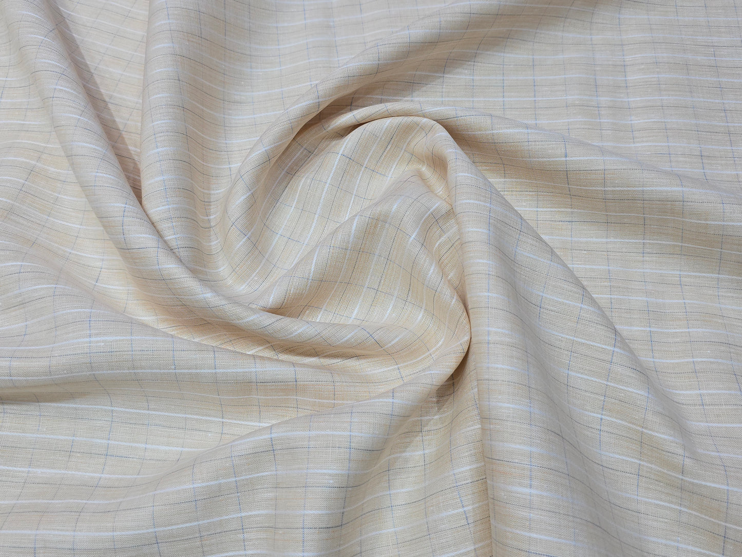 Raymond 100% Linen 60 lea Checks shirting fabric