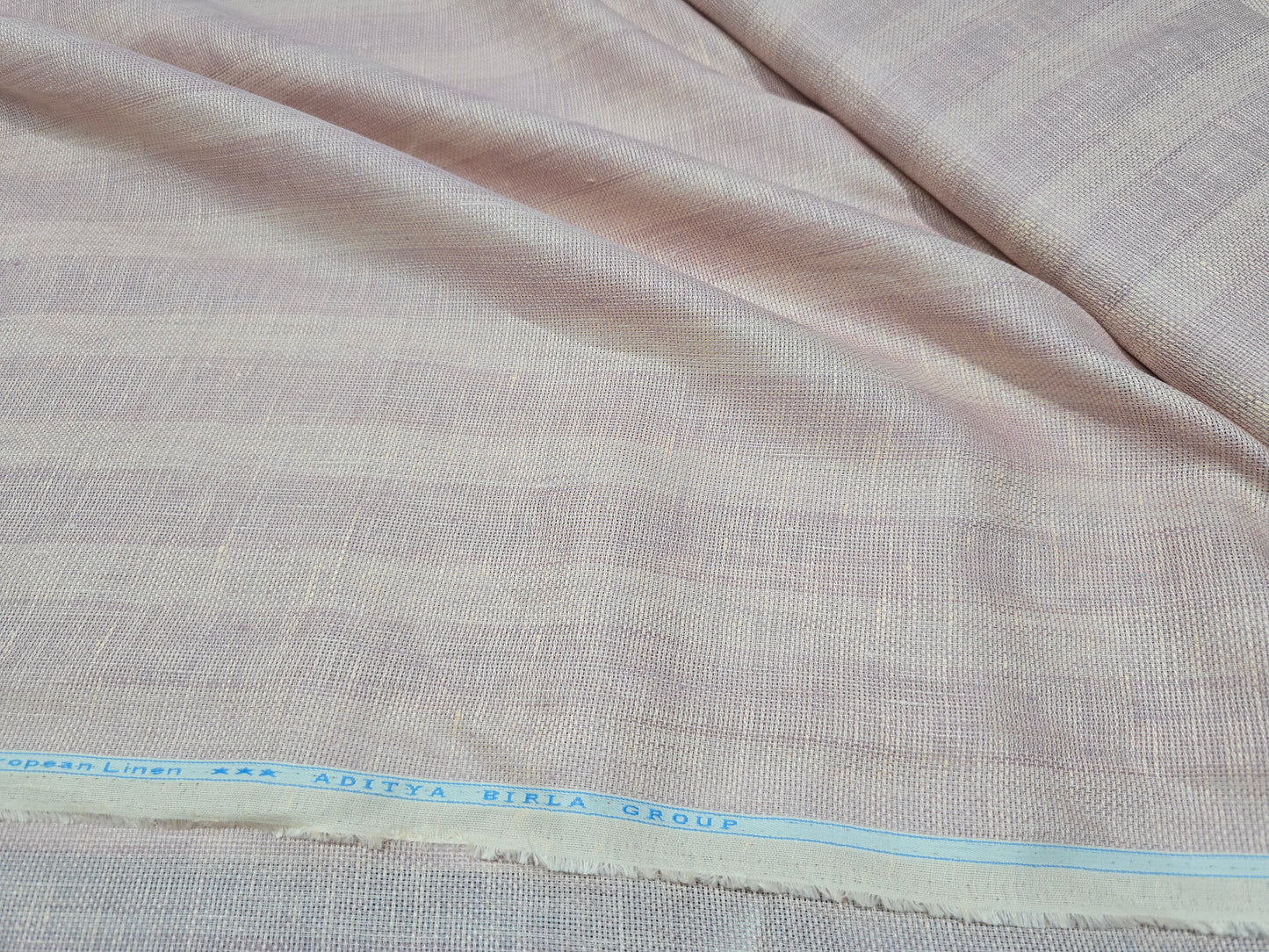 Aditya Birla Linen Club 100% Genuine European Jute Linen  Stripes Jute shirting fabric