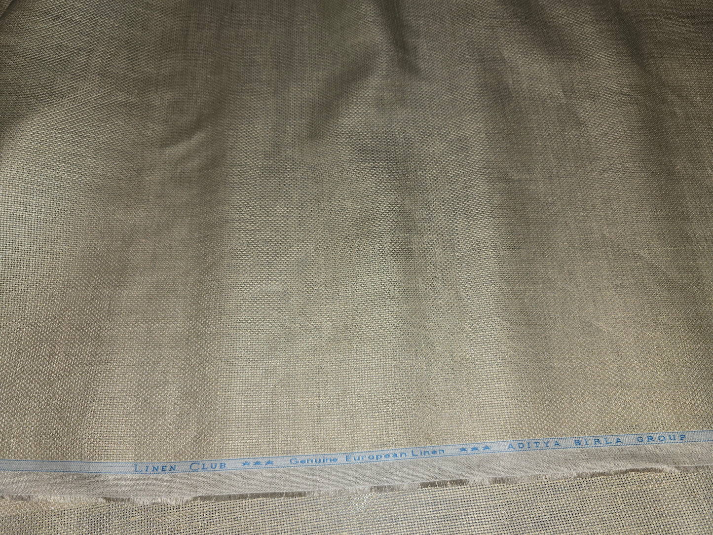 Aditya Birla Men’s 100% jute Linen  Unstitched Shirting Fabric.