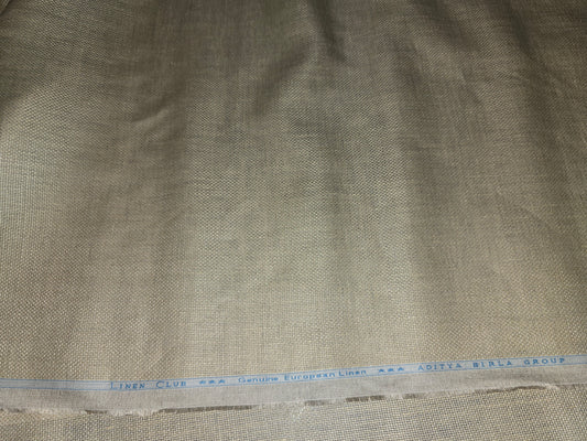 Aditya Birla Men’s 100% jute Linen  Unstitched Shirting Fabric.