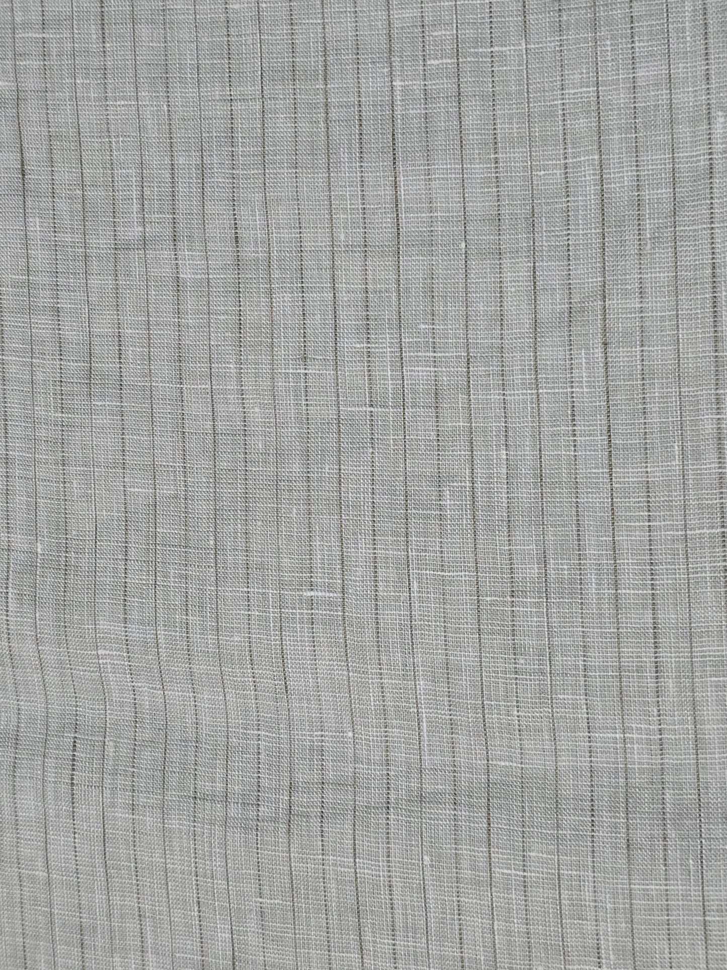 Arvind Men’s Pure Linen 80 LEA Stripes  Unstitched Shirting Fabric.