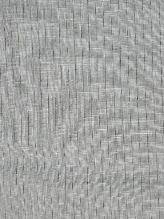 Arvind Men’s Pure Linen 80 LEA Stripes  Unstitched Shirting Fabric.