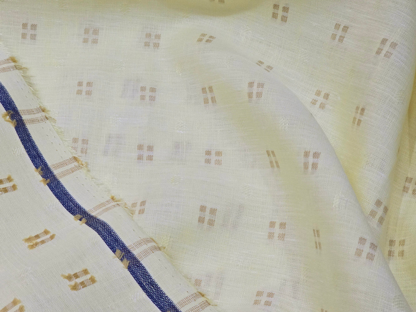 Raymond 100% Linen 60 lea  print shirting fabric