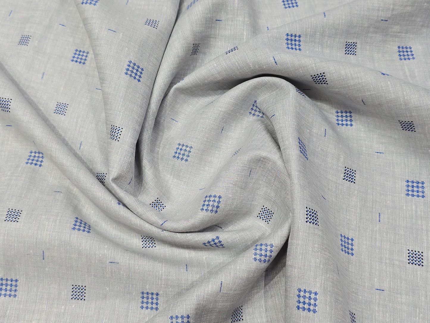 Raymond linen 100%  linen 60 lea printed shirting fabric