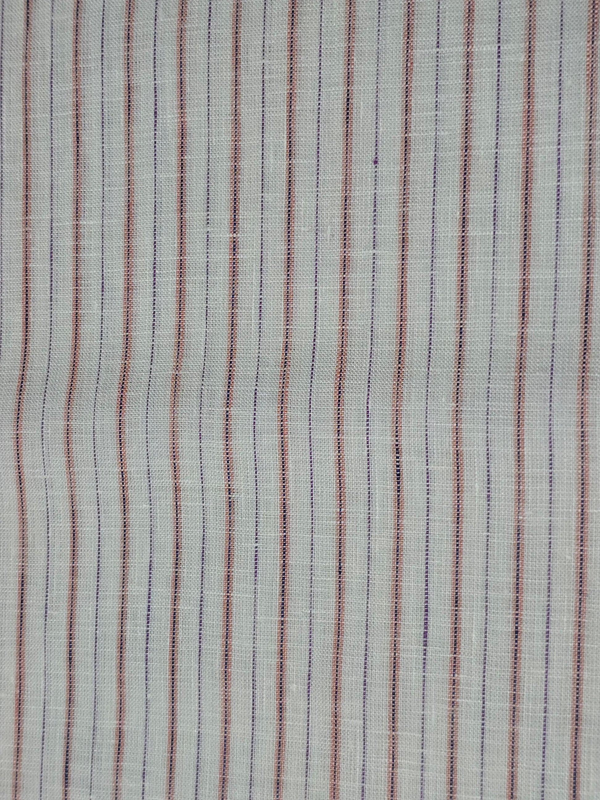 Arvind Men’s Pure Linen 60 LEA Stripes Unstitched Shirting