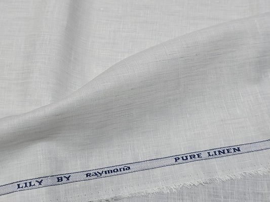 Raymond 100% Linen 70 lea plain shirting fabric