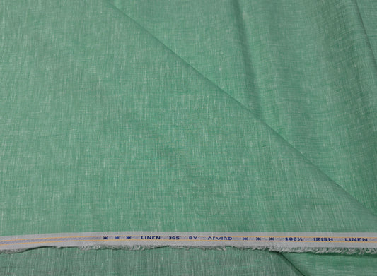 Arvind 100%  Linen 60 lea plain shirting fabric